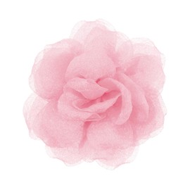 Mecool 3.15" Chiffon Rose Hair Clip for Weddings Party Brooch Pins Corsage Hair Head Clip | Hair Jewellery Barrette Hair clips Women Accessories | Flower Hair Clips Girls | Wedding Flowers-Pink