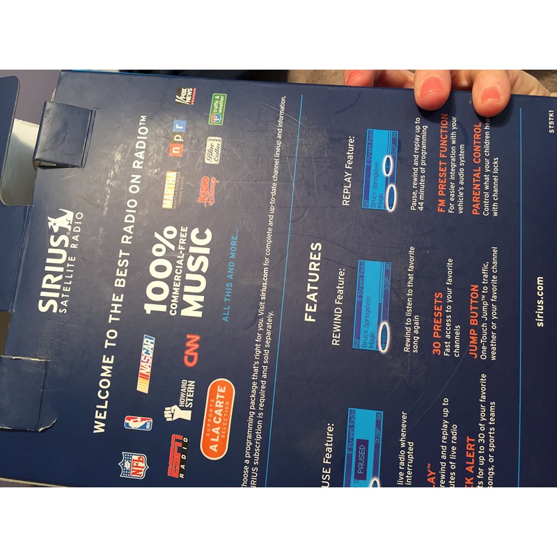 Audiovox Sirius ST5TK1R Starmate Plug and Play with Vehicle Kit