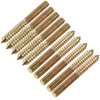 uxcell M8 Hanger Bolts Length 3"(75mm) Double Headed Bolts Self-Tapping