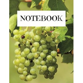 Green Grape Notebook: 100 pages (8,5x11) of lined pages