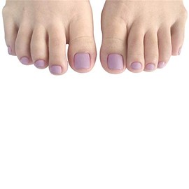 24pcs French Matte Fake Toenails for Women Short False Toenails with Full Cover Design Sticker On Toe Nail Artificial Toenails Glue On Toe Nails for Women
