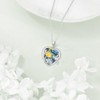 Hancock Hummingbird Necklace Love Sterling Silver Abalone Shell Pendant Flower