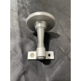 Carlstadt NOS Julius Blum Carlstadt Hand Railing Brushed Aluminum Wall Bracket model #403A