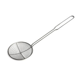 Goldspatz Spiral Skimmer, 16-1/2-inch, Stainless Steel, No. 2195