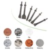 BTSHUB Pneumatic Chisel Set 9pcs Air Hammer Punch Chipping Bits