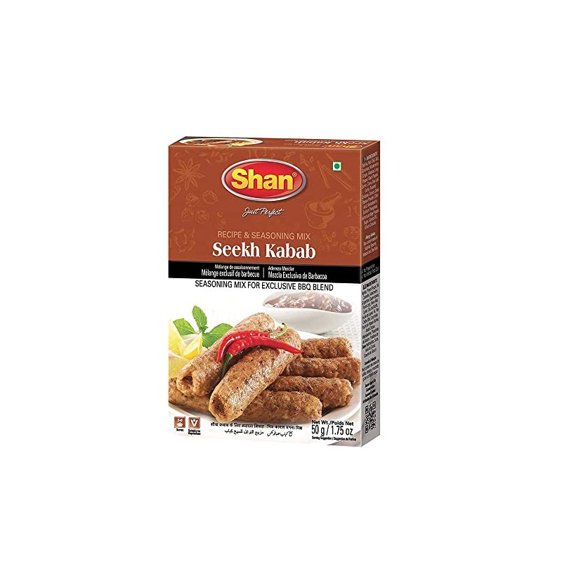 Shans Seekh Kabab Masala 50g - Pack of (6)