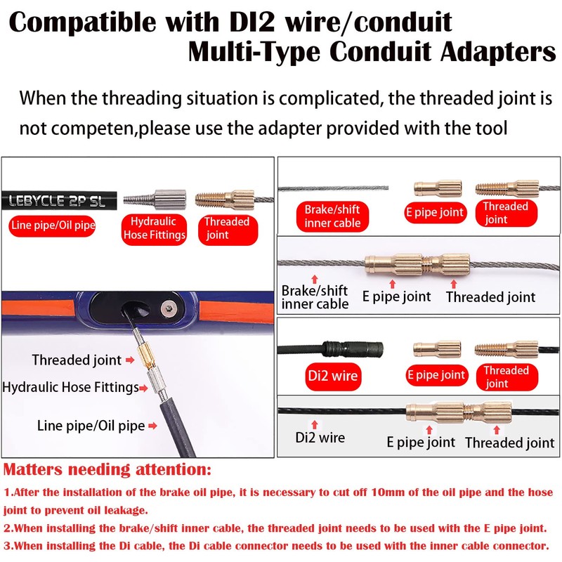 CTRICALVER Bicycle Internal Cable Management Tool, Internal Cable Routing Tool