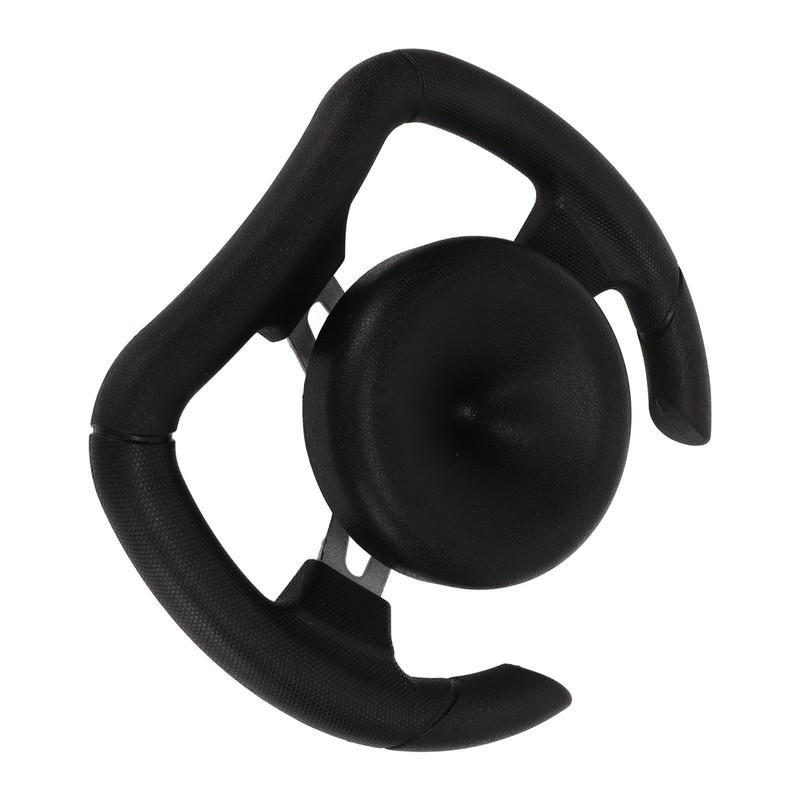 277mm Racing Steering Wheel with 135mm Adapter Black PU Universal