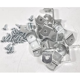 3/4" Canvas Offset Clips Premium Quality Duty with Screws 10 Pack