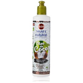Skafe - Linha Natrutat (Forca da Natureza) - Creme Pentear Oleo de Coco 300 Gr - (Natrutat (Nature Strength) Collection - Coconut Oil Combing Cream Net 10.58 Oz)