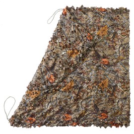 BASSDASH Camo Netting with Back Meshing Camouflage Mesh Water Resistant for Hunting Blind Theme Decoration Sunshade Cover