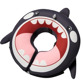 BENCMATE Inflatable Dog Cone Collar Alternative, Soft Dog Cone for Small Medium Large Dogs and Cats, Neck Recovery ECollar Donut Collar After Surgery (Large+, Orca)