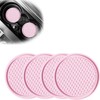 gunhunt 4-Piece Honeycomb Waterproof Fixed Tea Coaster, 2.75In PVC Anti-Slip