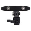 Bike Saddle Light Mount, Aluminum alloy + ABS Tail light