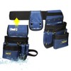 FASITE PTN012A 32-Pocket 2 Pouch Utility Multifunction Tool Belt Bag,