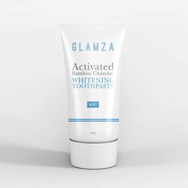 Glamza Activated Bamboo Charcoal Whitening Toothpaste Mint Flavour Instant Cleaning