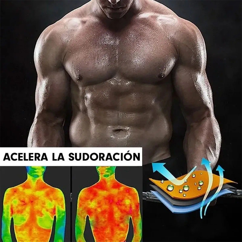 Faja Deportiva Gym Quema Grasa Corrector De Postura Hombre