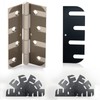 Heavy Duty Door Hinge Shims 12 Pack, High-Strength Metal Hinge
