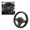 MTRPS Car Steering Wheel Cover, 15 Inch Leather Stitching Elastic