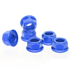 Blue CNC Racing Rear Sprocket Nuts Set For CBR1100XX CBR1000RR VFR800 Rebel 250 CB900F