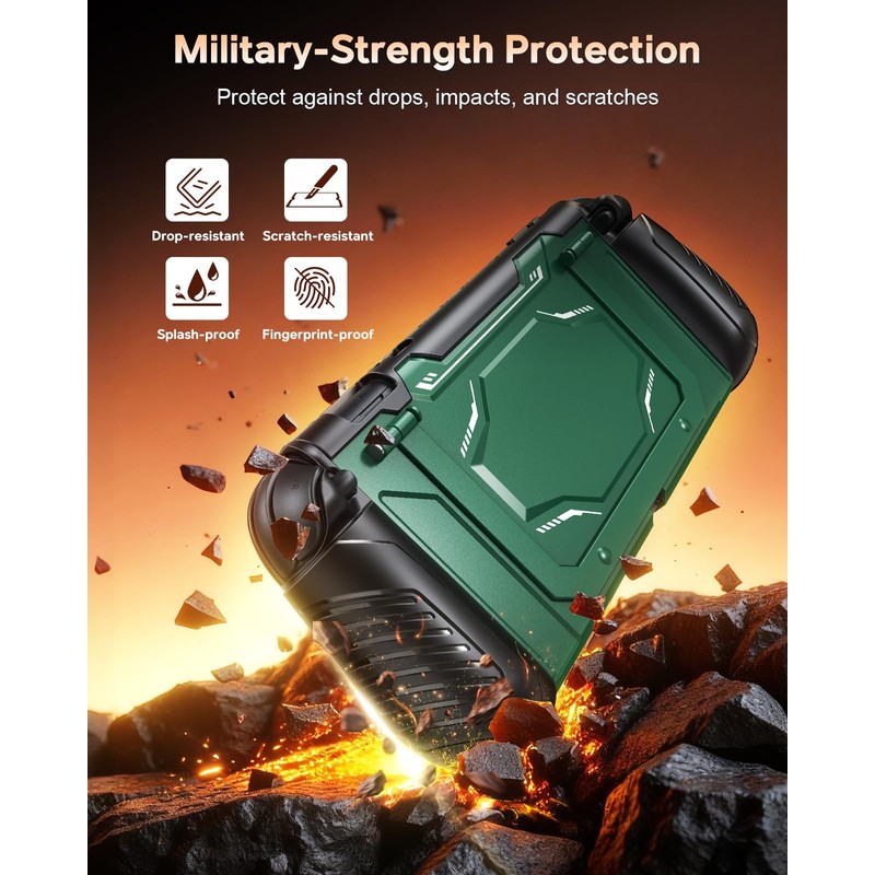 Dockable Protective Case for Switch 2 with Hard PC Front