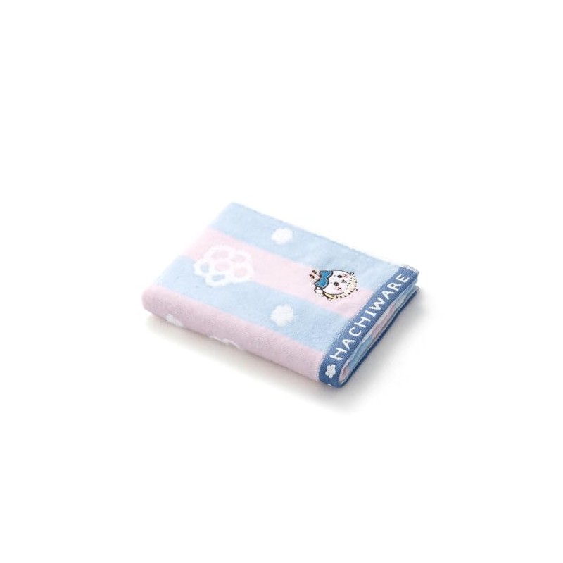 Chiikawa Bee Face Towel, Blue, Hachiwale, Flower, Non-Twisted Yarn, 41-1222150,