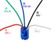 Hosiakly Locking Push Button Switch Alternate Power Mark LED Ring