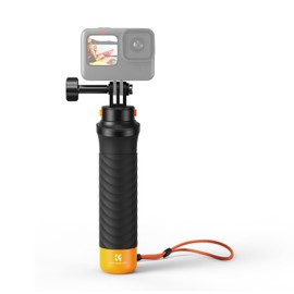 K&F Concept MS17 Float Handle Underwater Handstick Floating Hand Grip Waterproof Handler Selfie Stick for GoPro Hero13/12, DJI Osmo 360, Insta360 One R/RS, DJI Osmo Action 5/4/3