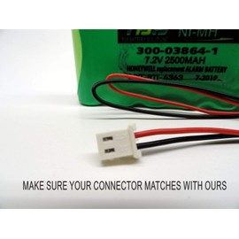 2pc Battery for Honeywell Lynx Touch L5210 Alarm Panel 300-03864-1