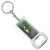 GRAPHICS & MORE Bass Fish Swimming in River Keychain Rectangle