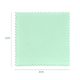 QEEQPF 20-Pack Jewelry Cleaning Cloths, Reusable Polishing Cloths, Antioxidant Protection Accessories, Jewelry Wipe Cloth, Jewelry Cleaning Kits, for Pearl, Gold, Silver, Platinum Jewelry (8 * 8cm)