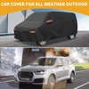Partuto All-Weather Waterproof Car Cover - UV-Resistant Outdoor Full Exterior