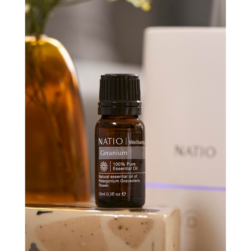 Natio Pure Essential Oil, Geranium, 10ml