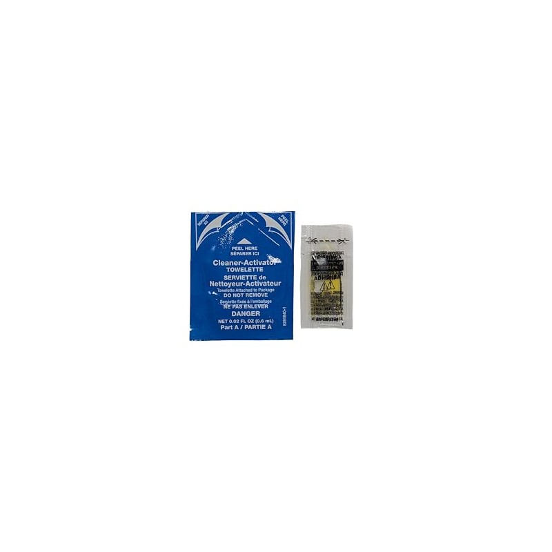 Permatex Rearview Mirror Adhesive, Adhesive .3ml/Primer .6ml (81844)