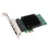 PCIE X1 Ethernet Card 4 Port RJ45 Copper Interface JL82571GB