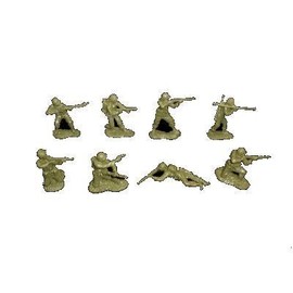 Classic Toy Soldiers WWII American GI's 16 Figures in 8 Poses by Classic Toy Soldiers, Inc
