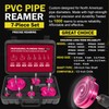 Premium 7Pcs PVC Pipe Reamer Kit For 1/2" Drills- Includes