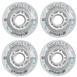 TronX Control Indoor Soft 76A Roller Inline Hockey Wheels - 59mm, 68mm, 72mm, 76mm & 80mm Hi-Lo (72mm)
