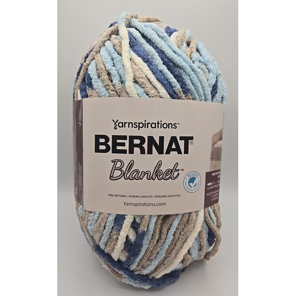 Bernat Yarnspirations Bernat Blanket Yarn "Cloudy Sky" 10.5oz/300g/22