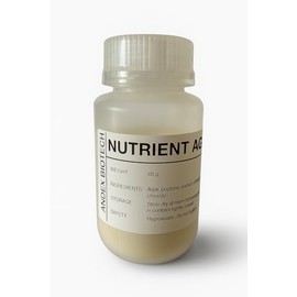 Nutrient Agar Powder to Grow Microorganisms, Bacteriological grade, in a Bottle (60 g)