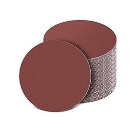 150 mm Sanding Discs 120 Grit Sandpaper 150 mm Velcro Sanding Sheets for Metal Wood Wood Materials Chipboard (Pack of 40)