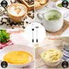 FoodVille Professional Electric Milk Frother With 2 Whisks Rechargeable Kitchen