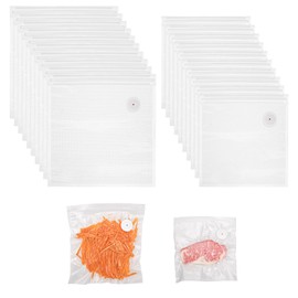 Vacuum Sealer Bags Compatible with Feppo for Food,10 PCS 10.2"×11.0" & 10 PCS 11.8"×13.0",BPA-Free Reusable Meal Bags with Air Valve