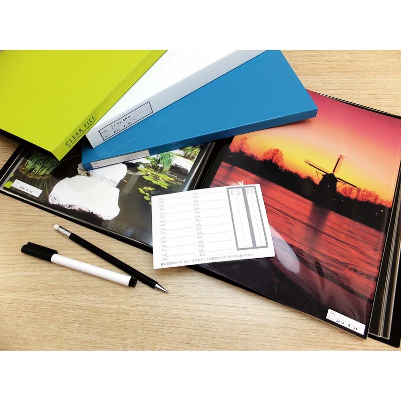 Sekisei KP-2512 Album Pockets, Clear File, A4-S, 20 Pockets, A4,