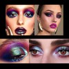 Domality Chameleon Eyeshadow Liquid Set, 3 Pieces, Intensive Colour Shift,