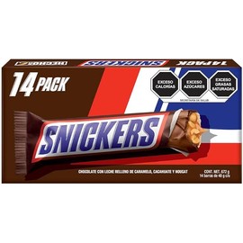 Snickers Chocolate 14 Barras de 48g, 672g