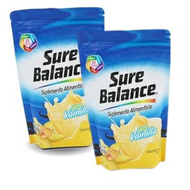 2 PACK - Sure Balance suplemento alimenticio en polvo sabor Vainilla