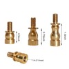 Lamp Shade Risers 1/0.75/0.5" Brass 3-Pack for Lamps, HeYuGo