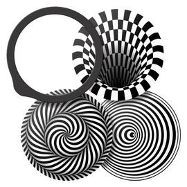 DocCheck Thïngs Drums Stethoscope Diaphragm Sets for Littmann® Classic III™ and Cardiology IV™, Printed with Motif, 3 Membranes (Vertigo)