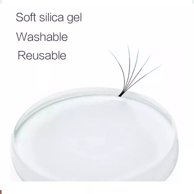 Nagaraku Goma Volumen Fácil Pestañas Transparente Suave Silicon